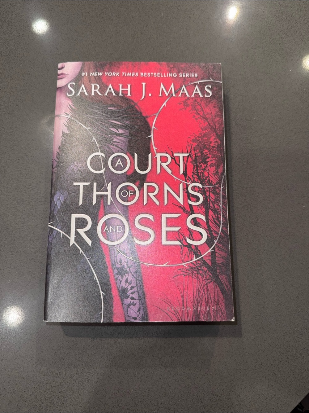 A Court of Thorns and Roses by Sarah J. Maas 1ST EDITION OOP Paperback